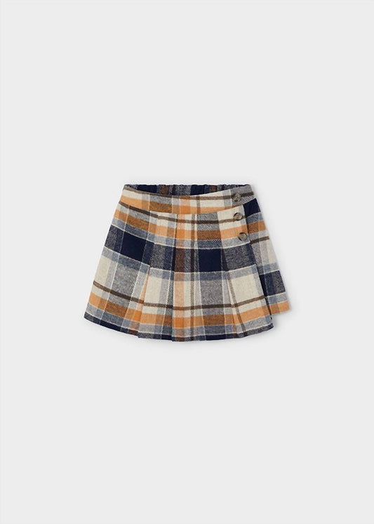 Mayoral - Plaid Pleated Skort