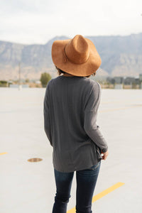 Straight Laced Ribbed Top