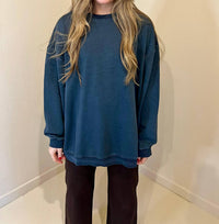 By Together - Lobos Cotton French Terry Pullover Sweater