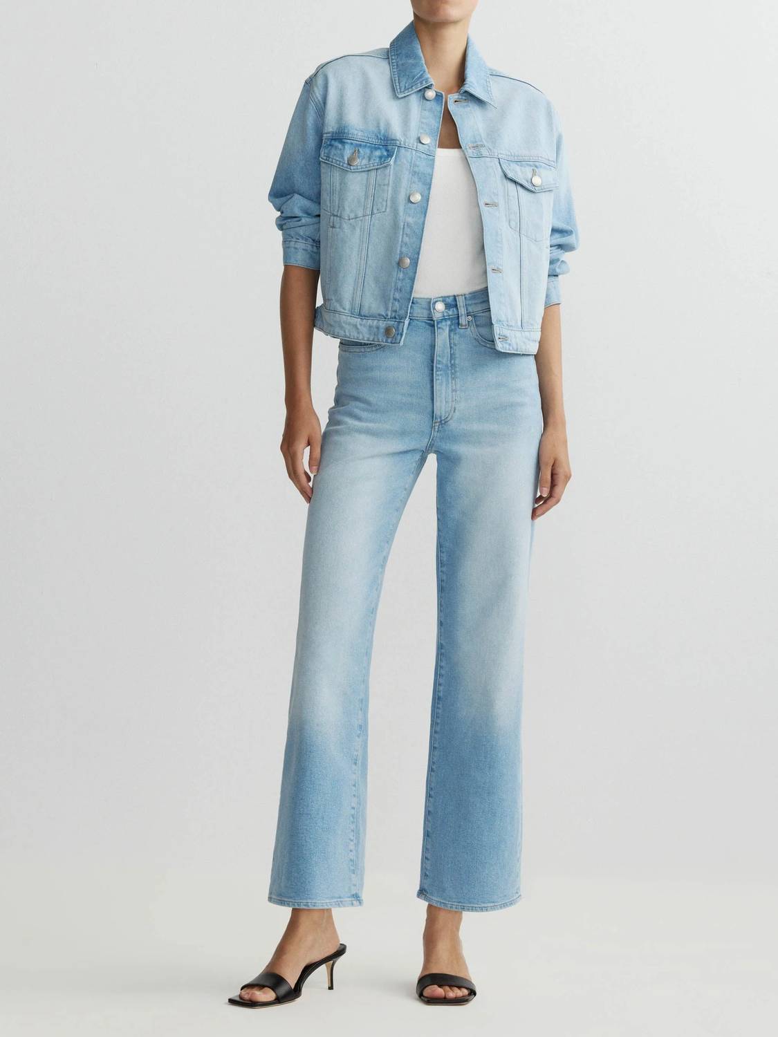 Dl1961 - Women'S - Karmine Refined Wide Leg High Rise Jeans