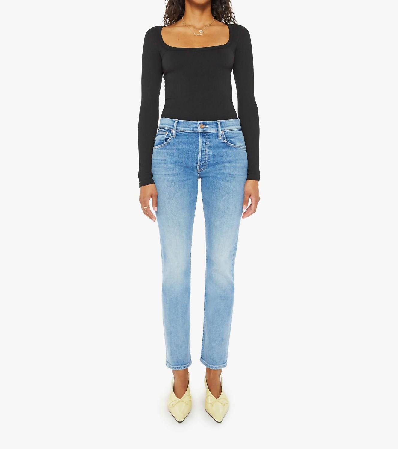 Mother - The Mid Rise Hiker Hover Straight-leg Jeans