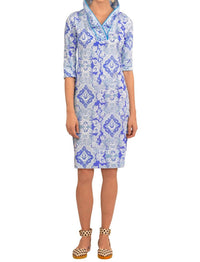 Gretchen Scott - Jersey Ruffle Neck Dress