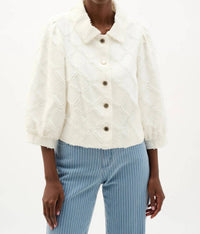 Joseph Ribkoff - Cotton Twill Balloon Sleeves Jacket