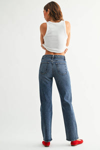 Just Black Denim - Full Length Straight Jean