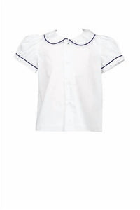 The Proper Peony - Girl's Francois Dotted Shirt