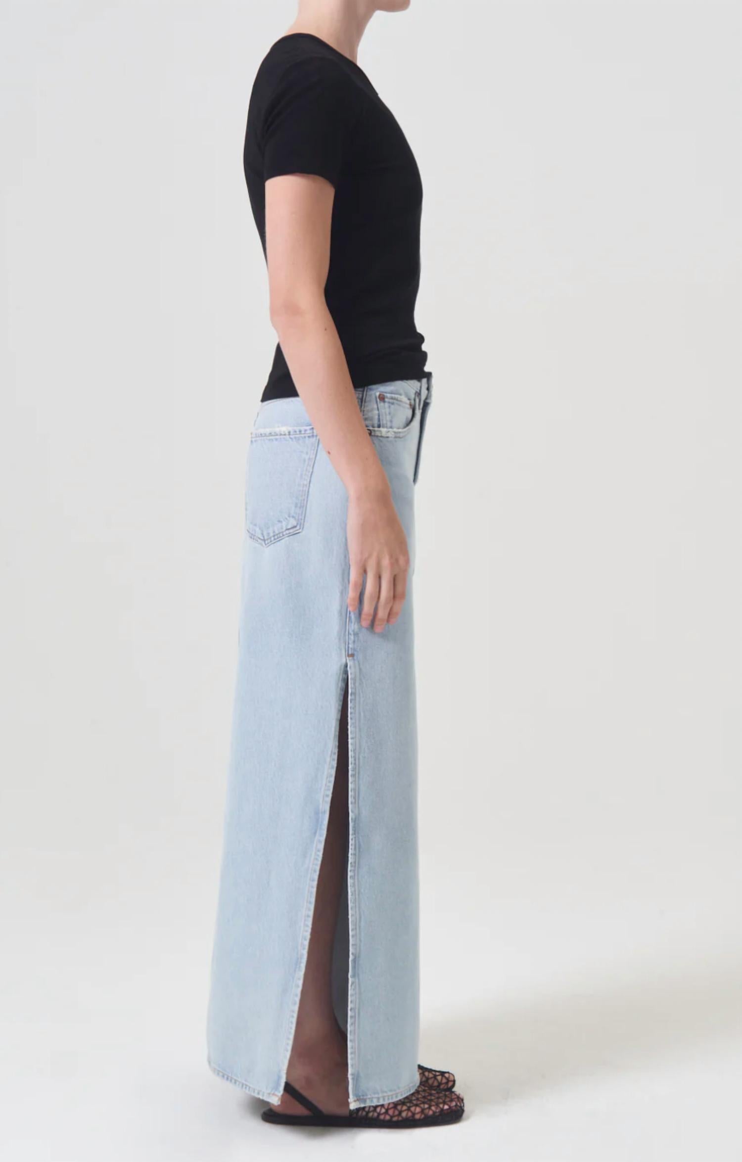 Agolde - Astrid Slice Maxi Skirt