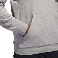 adidas Men's Definition Long Sleeve Basketball Hoodie in medium gray heather - men's shirt - view 7