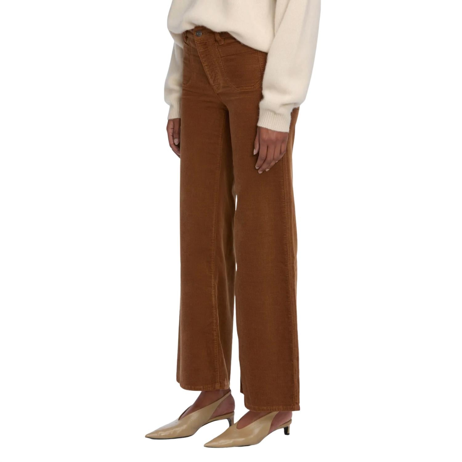 Frame - Le Slim Palazzo Pocket Corduroy Jeans