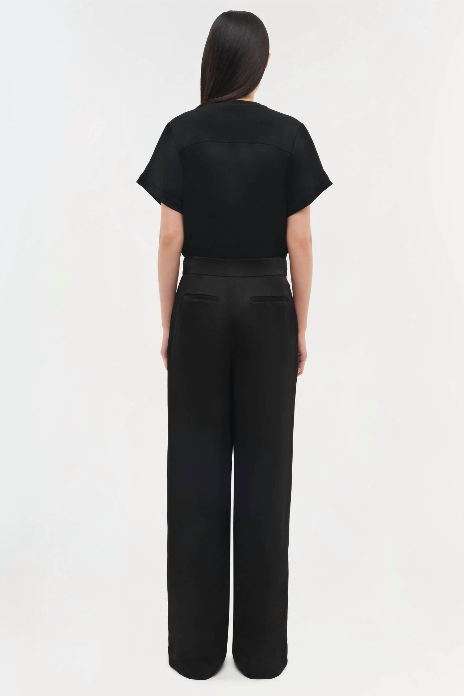 SIMKHAI Kyra Pant in black - women's pants - alternate view