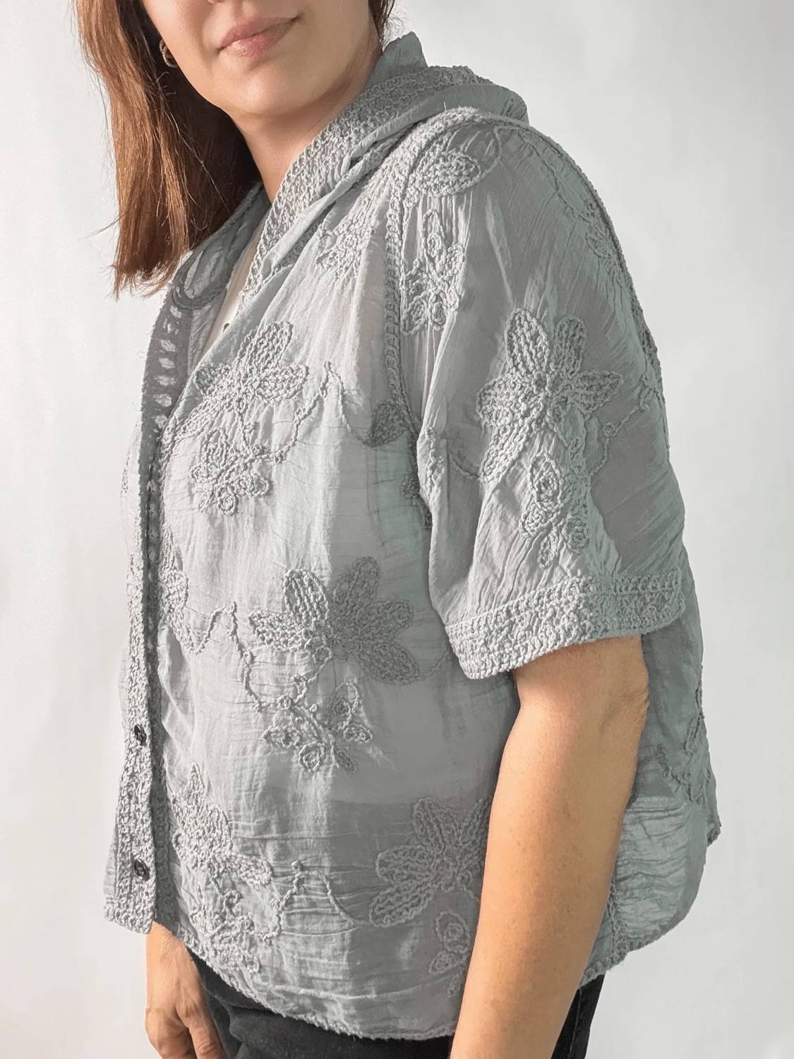 Pol - Wildflower Hooded Blouse