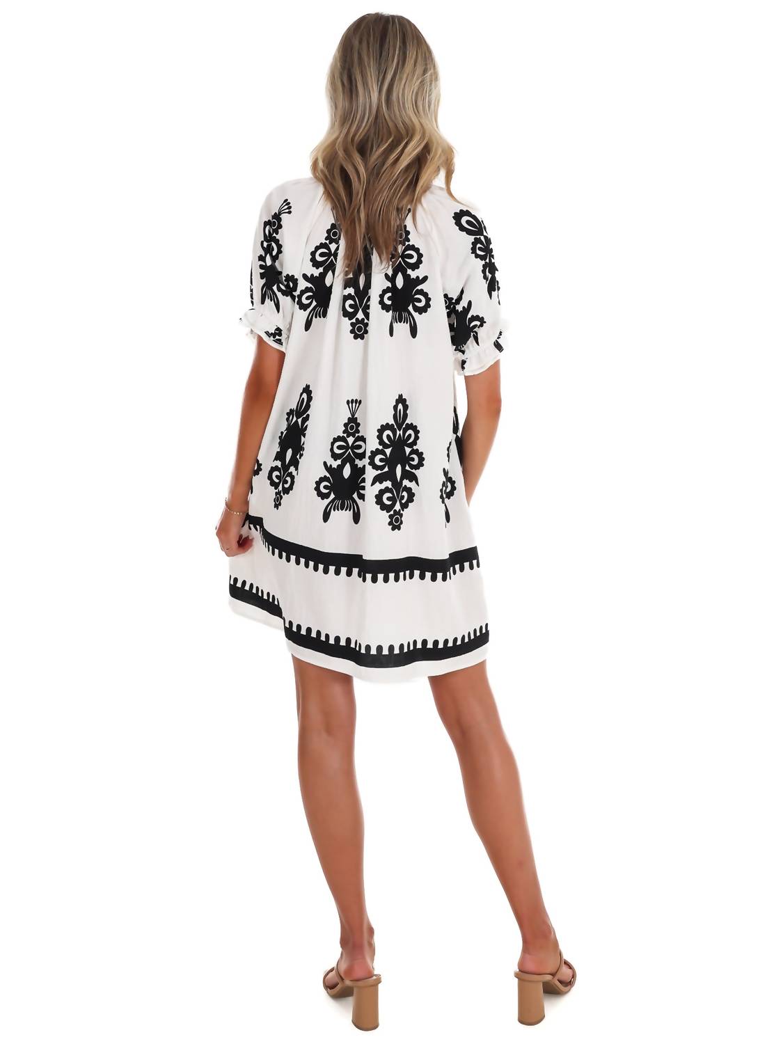 Umgee - Summer Story Print Mini Dress