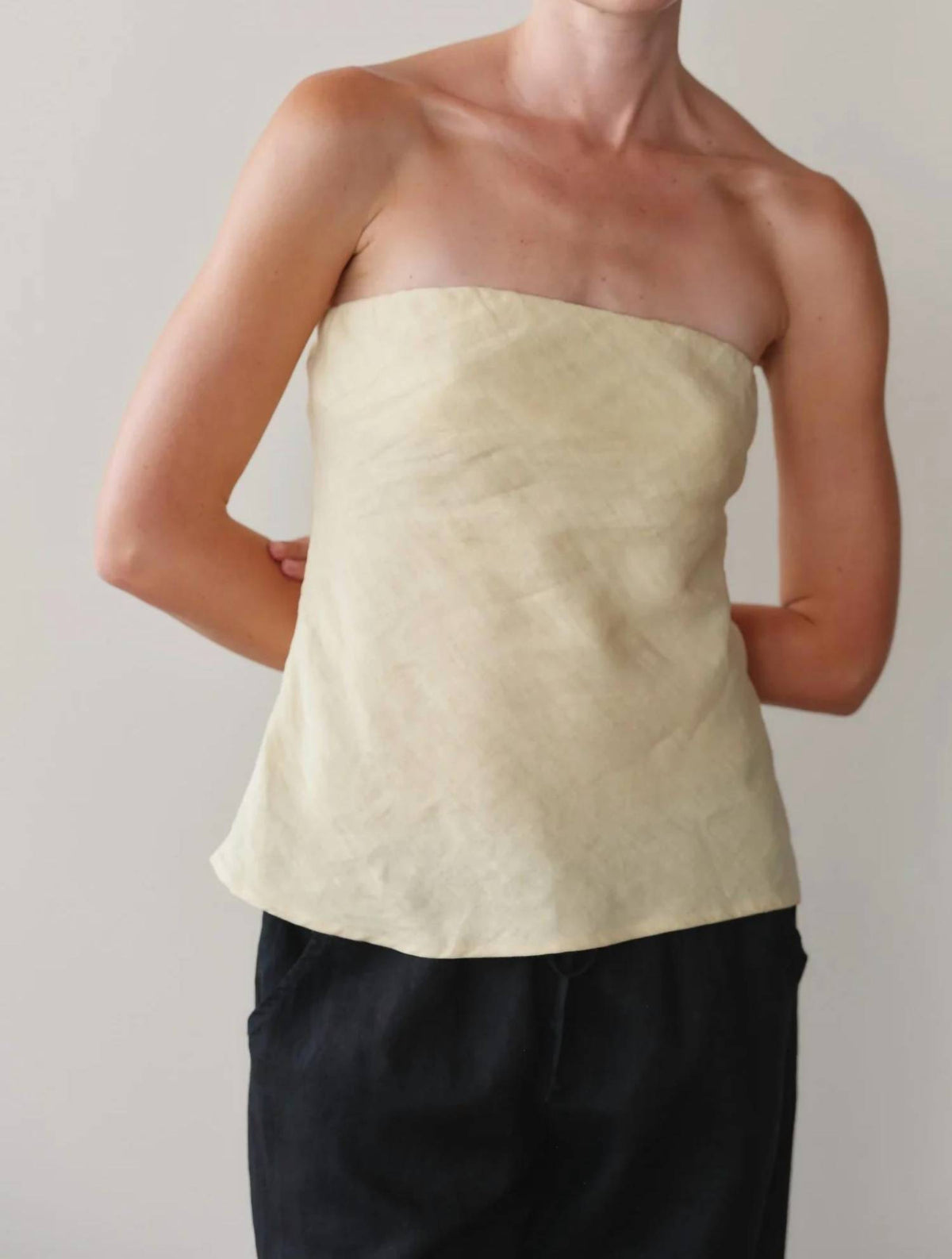 Donni. - Linen Tube Top