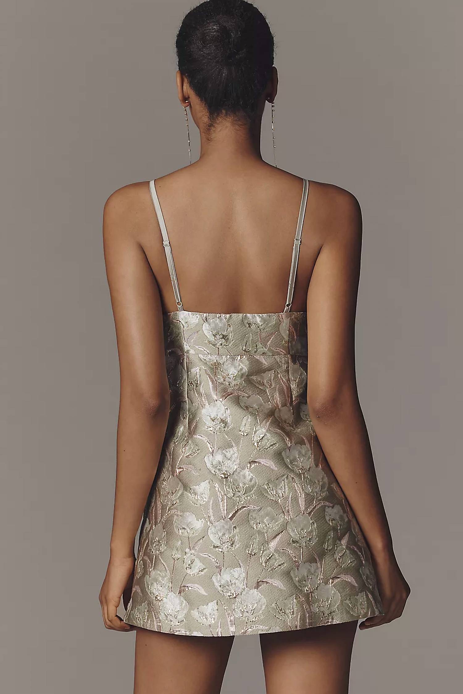 Endless Rose - Jacquard Sleeveless Mini Dress