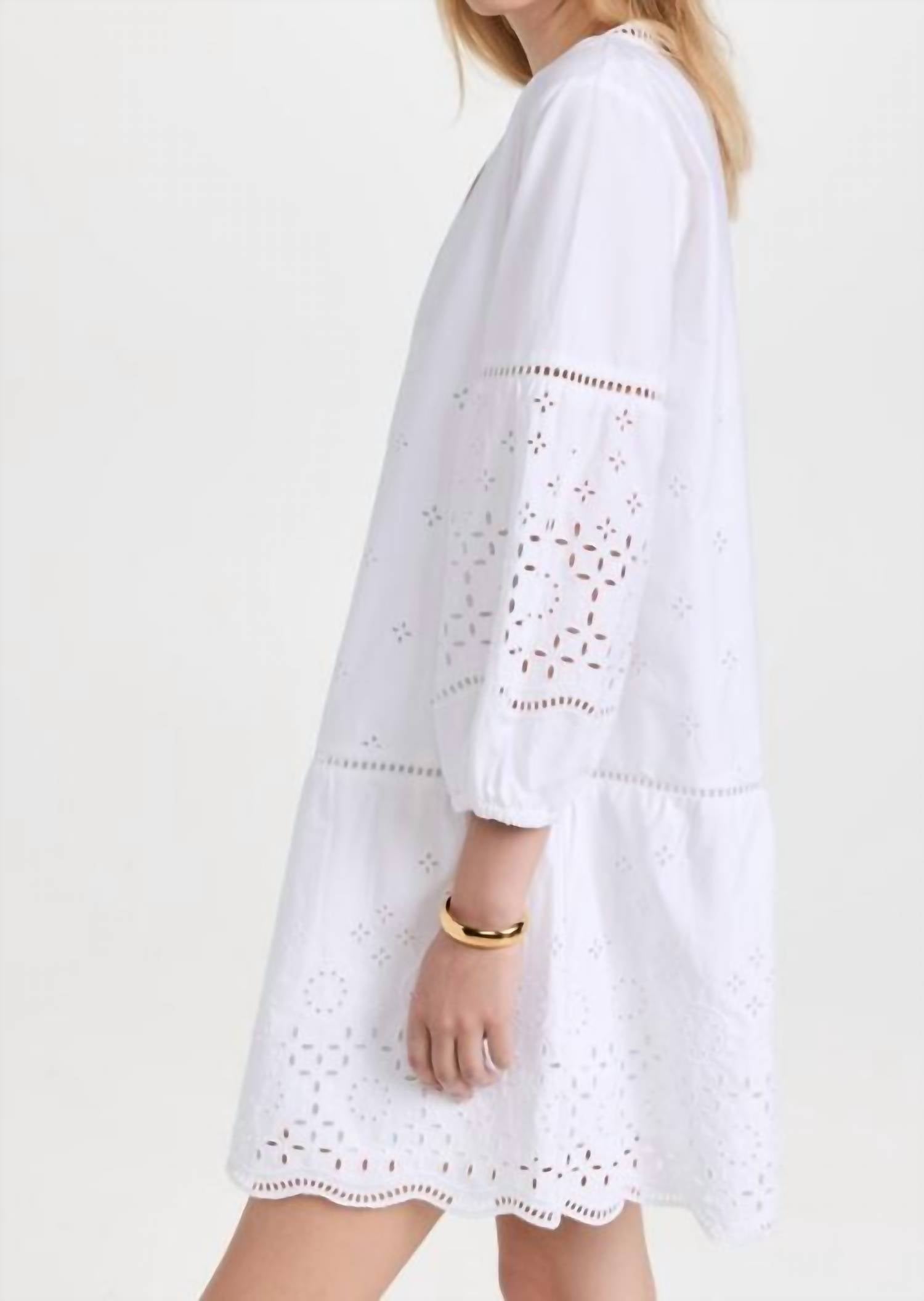 Club Monaco - Eyelet Mini Dress