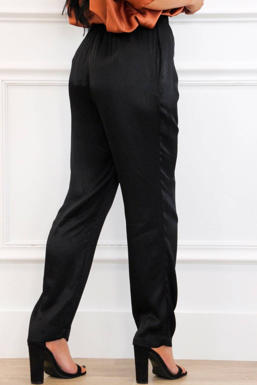 Do+Be - Vita High Waisted Satin Pants