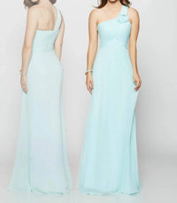 Last Dress - One-Shoulder Blossom Gown