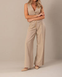 Ferrache - Pinstripe Button-Front Tailored Vest