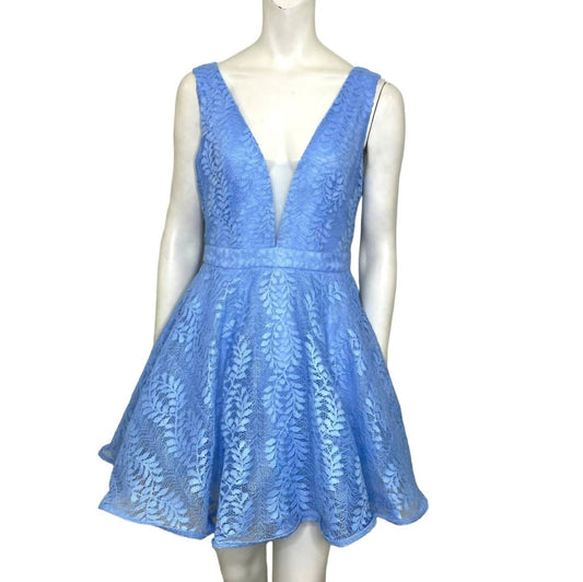 Xtaren - Women's Floral Lace A Line Mini Dress