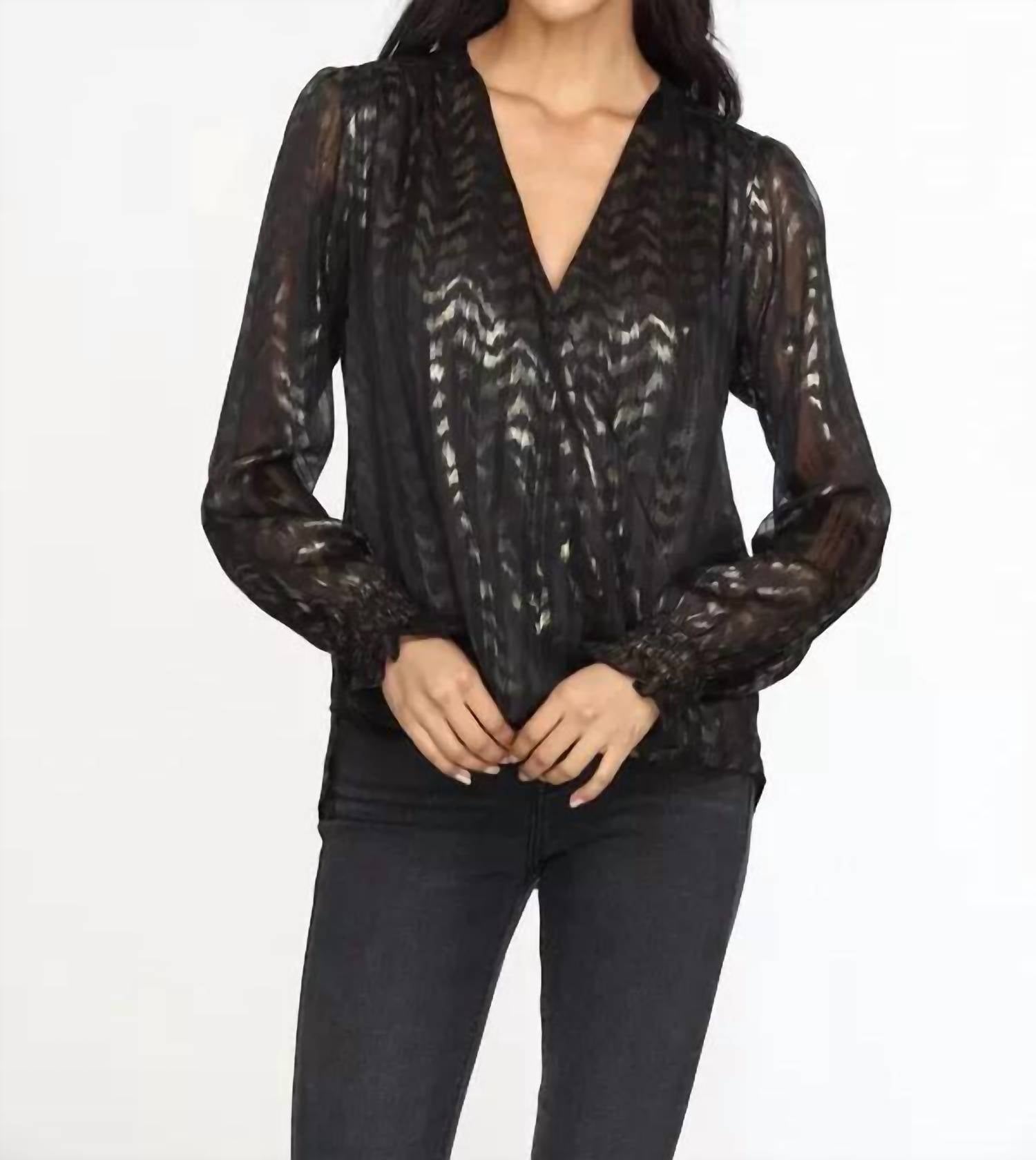 Veronica M - Surplice Blouse