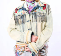 Aratta Country Queen Jacket in washed denim - women's jacket - view 4