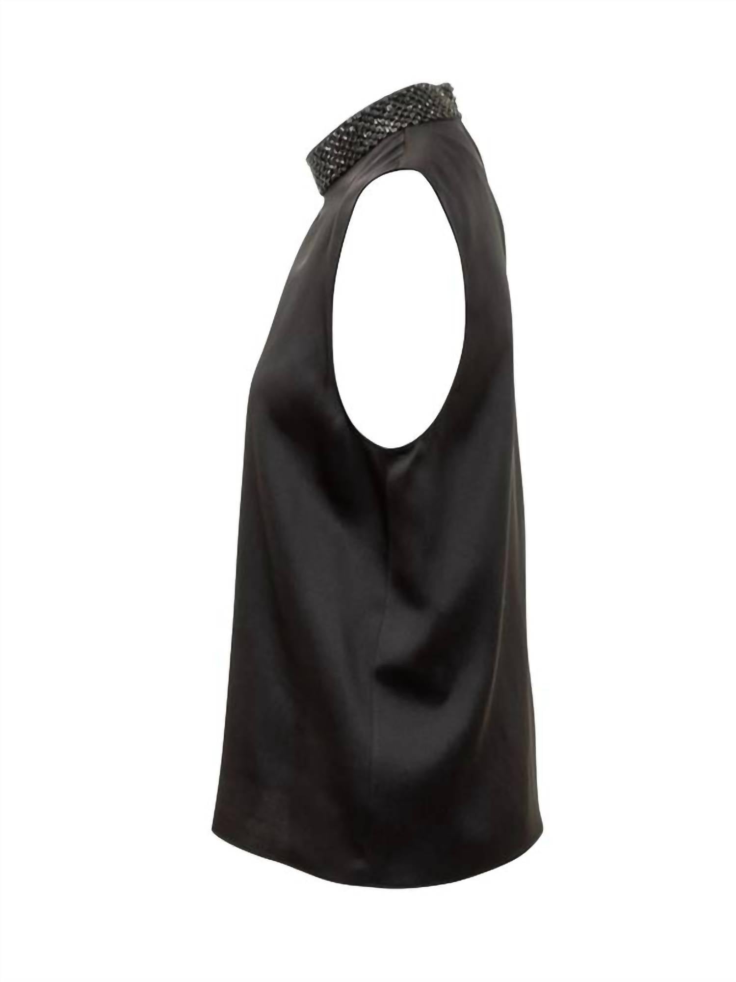 Tom Ford - SEQUINS AND STRASS EMBROIDERED TOP
