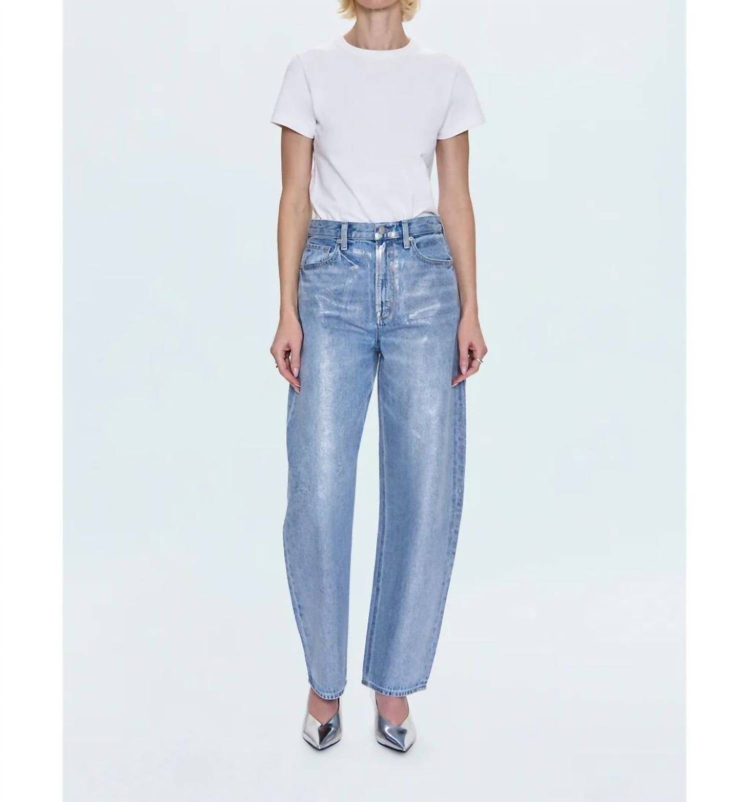 Pistola - Wes High Rise Barrel Jeans