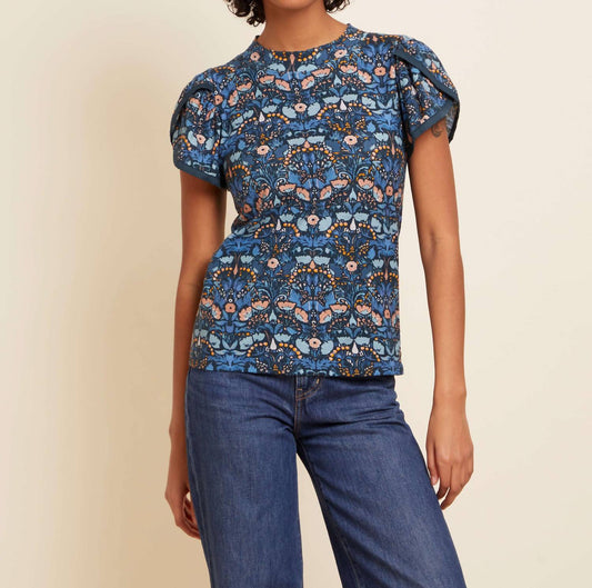 Nation Ltd - Kennedy Contrast Tulip Sleeve Tee