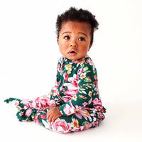 Posh Peanut - Arsine Zippered Long Sleeve Ruffled Footies