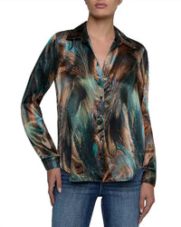 L'Agence - Tyler Long Sleeve Blouse