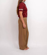 ALIX OF BOHEMIA Lessi Knit Top in red mesa 1 - women's blouse - view 4