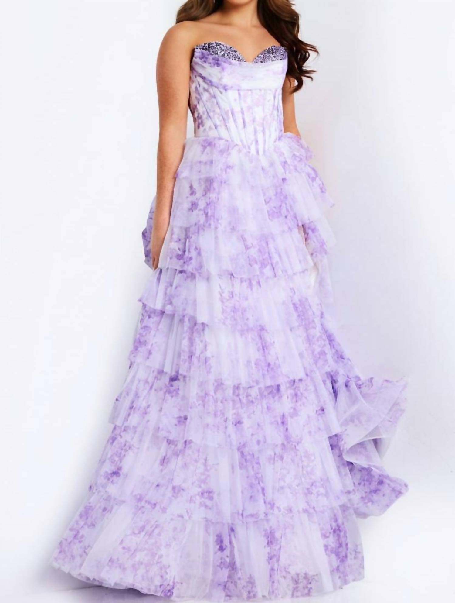 Jovani - Strapless Ball Gown