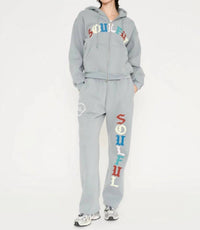 The Mayfair Group - Soulful Two-way Zip-up Hoodie