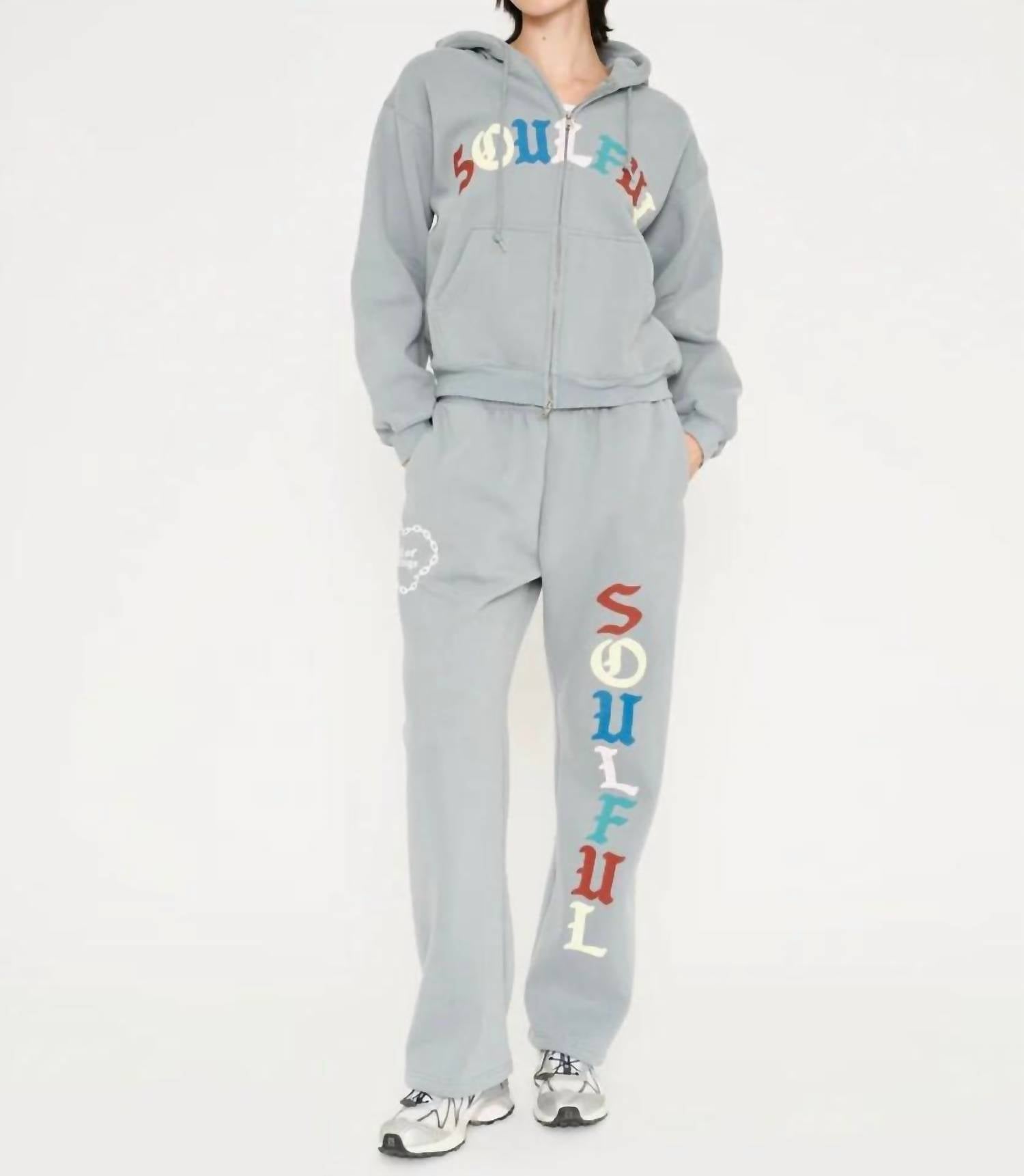 The Mayfair Group - Soulful Two-way Zip-up Hoodie