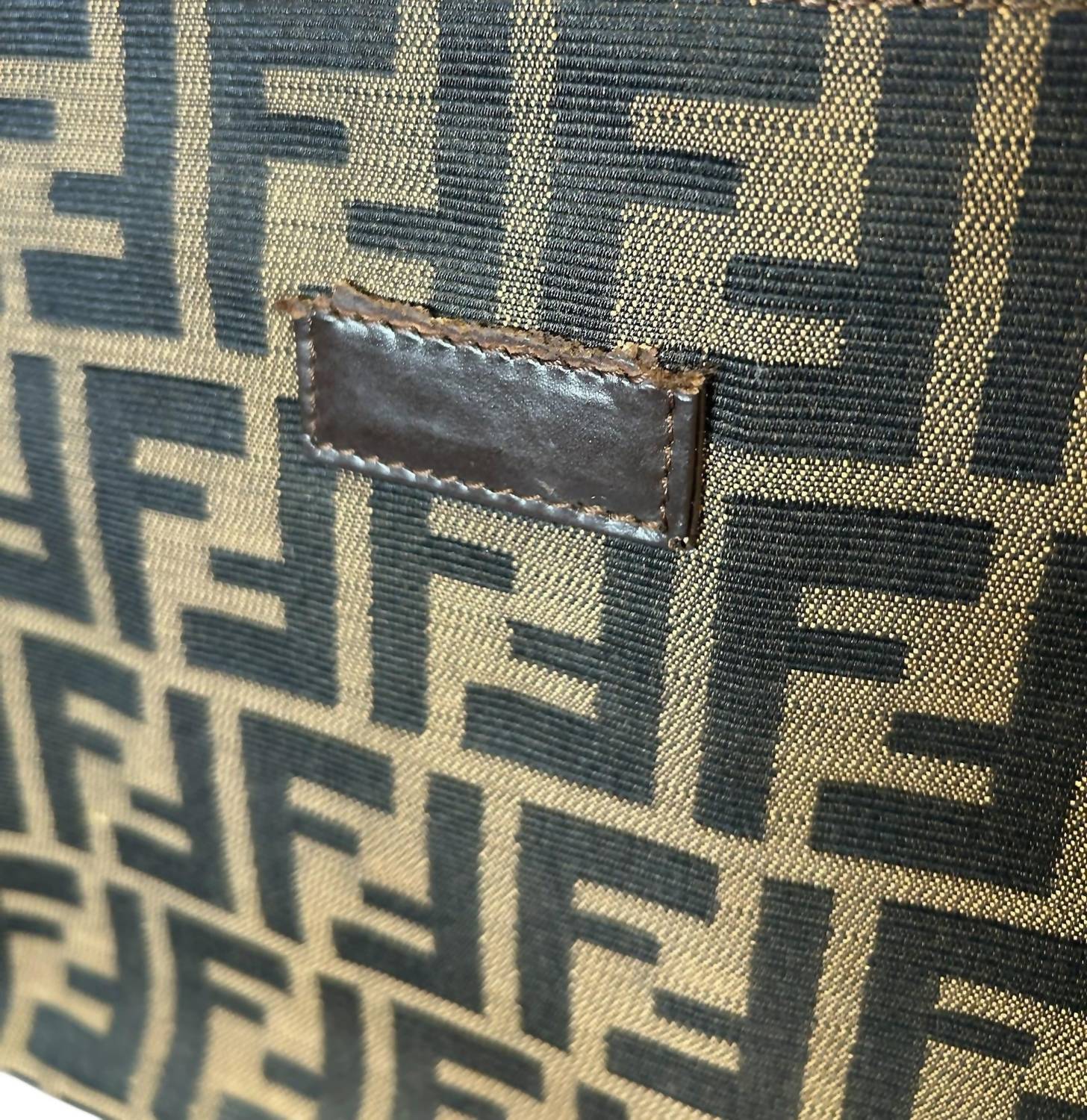 Fendi - Women's Zucca Leather Shoulder Bag
