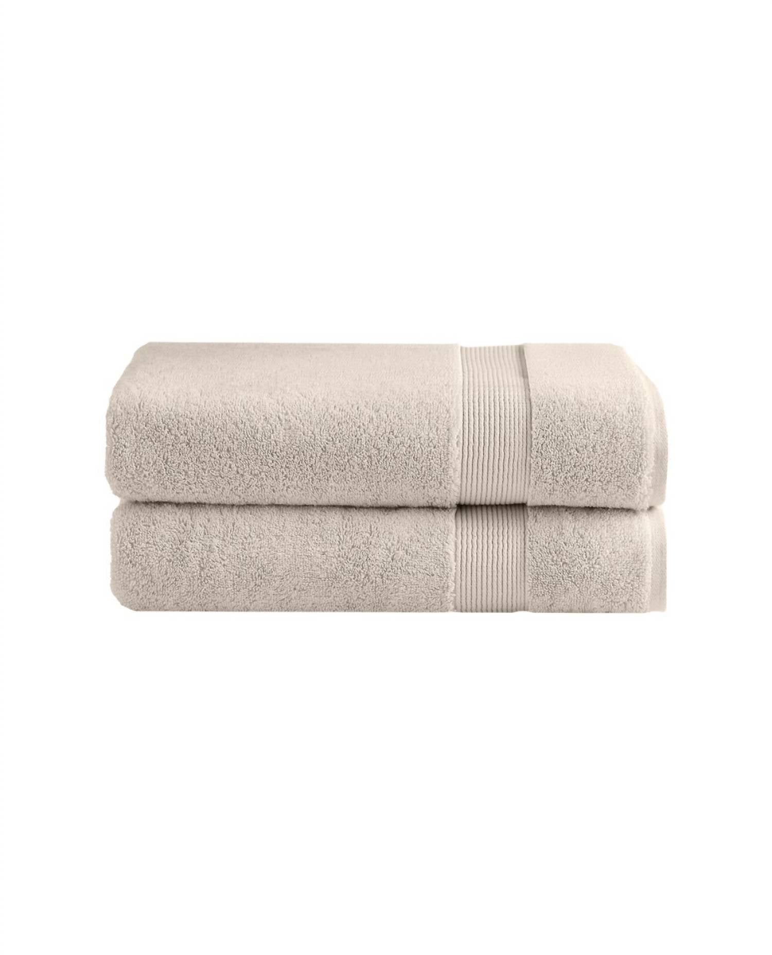 Under the Canopy Classic Organic 2-piece Bath Towel Set in light taupe - item