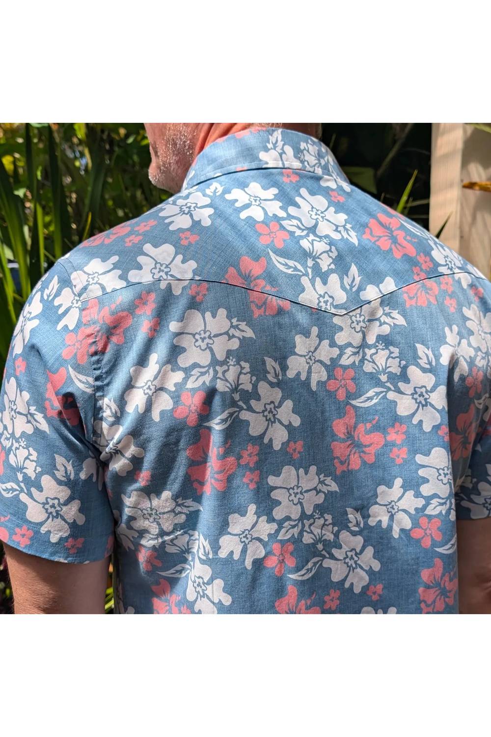 Western Aloha - Men's Tahitian Pareu Short Sleeve Polo