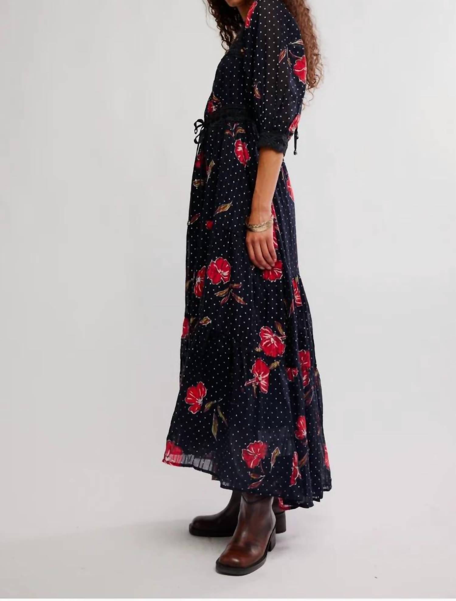 Free People - Morning Meadows Long Sleeve Maxi Dress