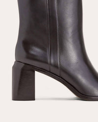 Everlane Women's Outlaw Western Leather Boots in black - women's shoe - view 5