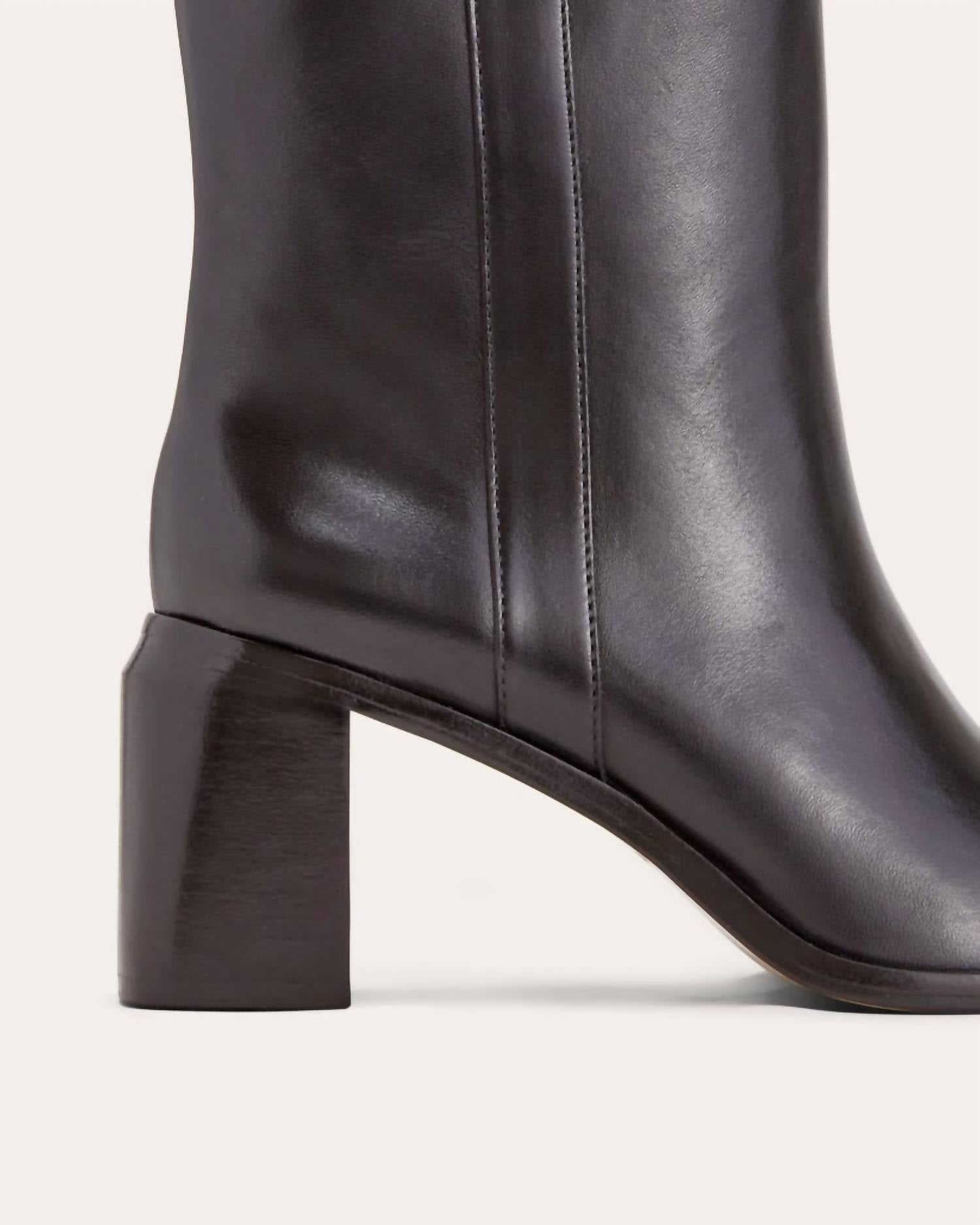 Everlane Women's Outlaw Western Leather Boots in black - women's shoe - view 5