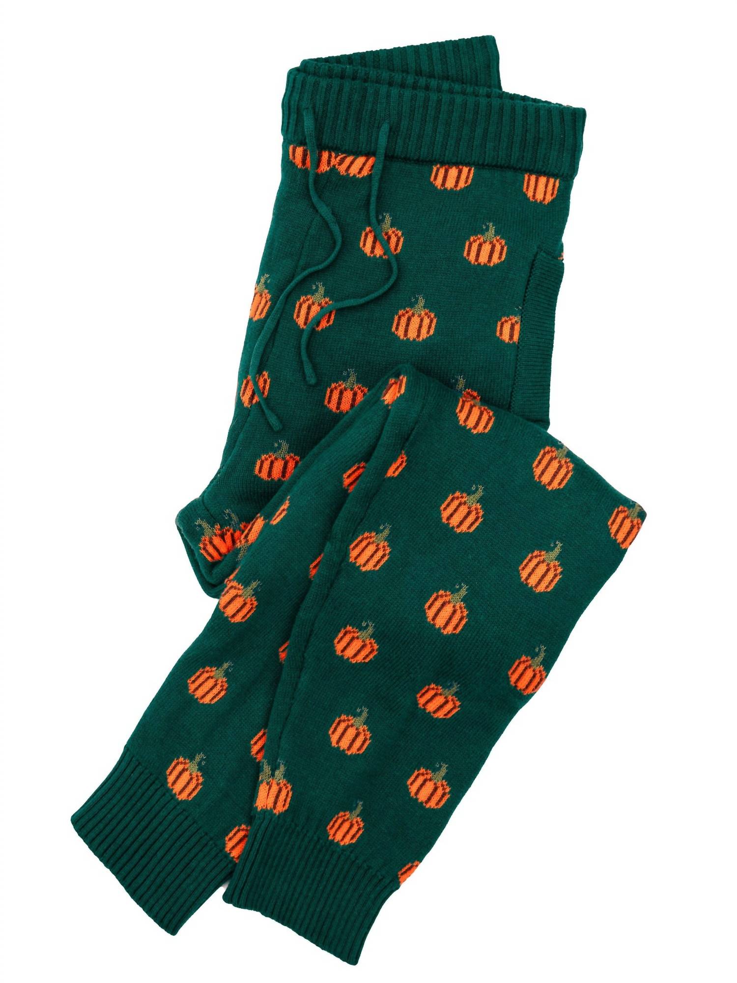 Kiel James Patrick Country Pumpkin Joggers in green - women's pants - detail view