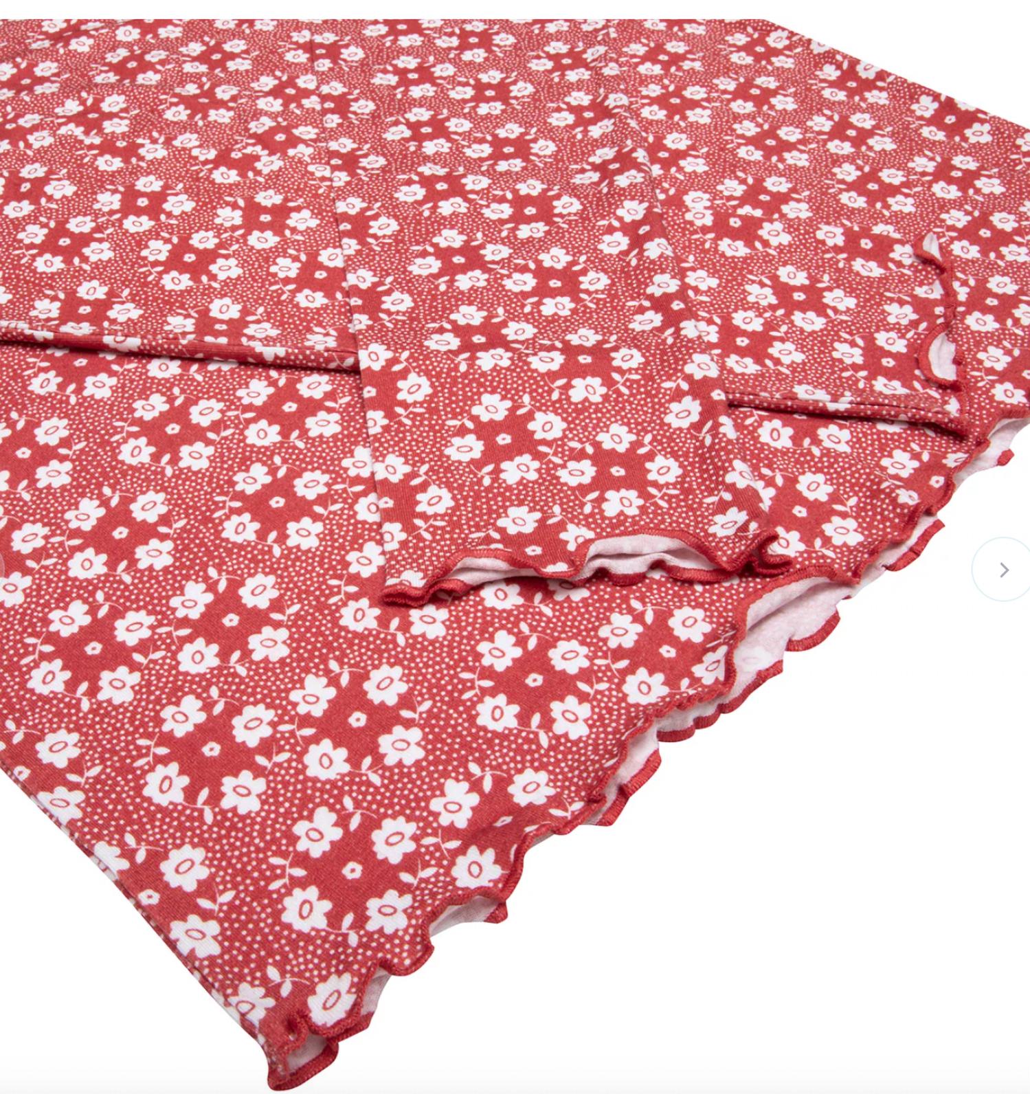 Minnow - Women's Holiday Bloom Pima Pajamas Set