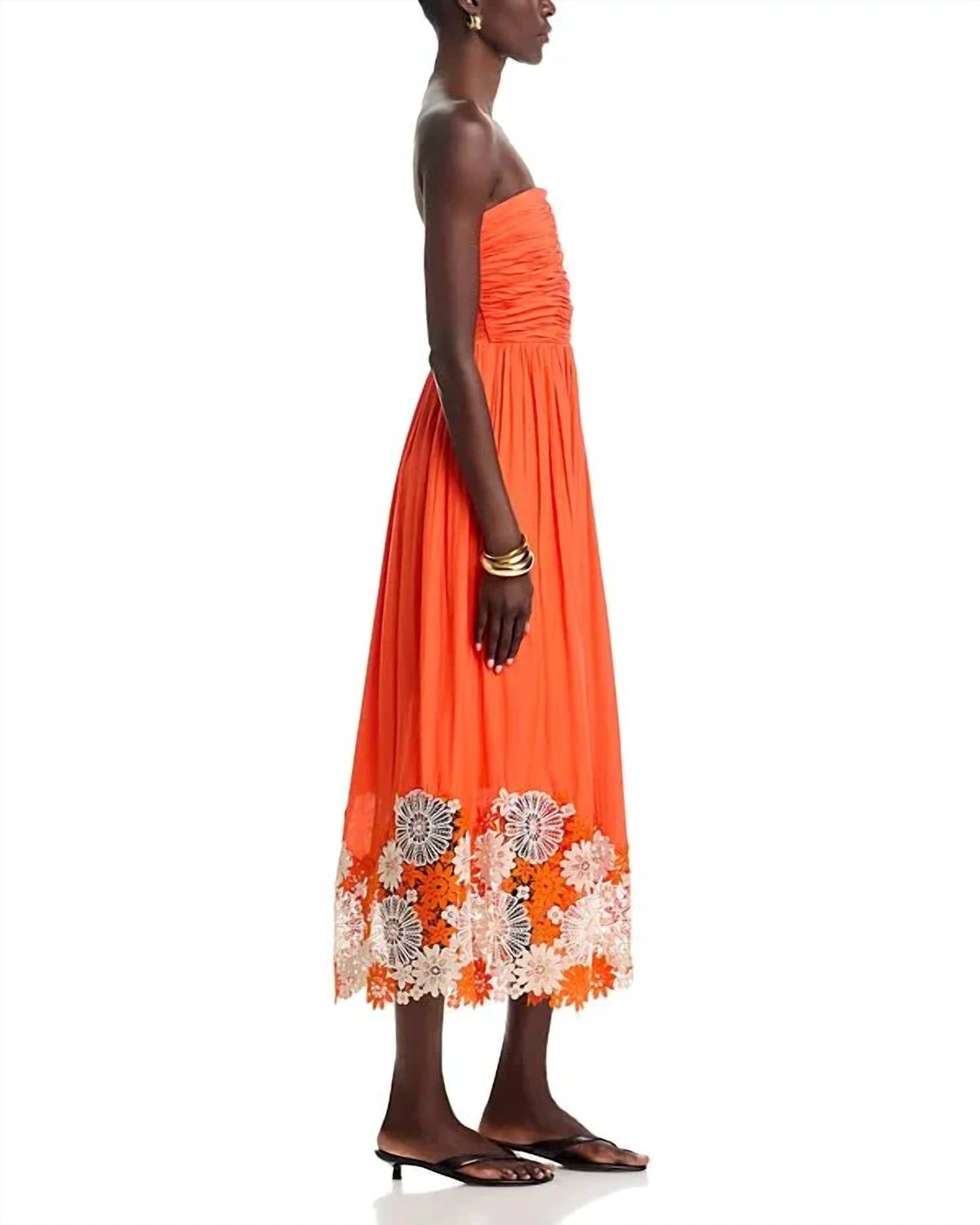 Ramy Brook - Milani Embellished Strapless Midi Dress