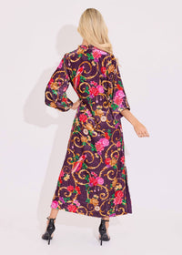 Alden Adair Jerry Midi Dress in baroque - women's dress - detail view