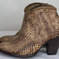 Allens Boots - Women's Kyra Exotic High Heel Ankle Boots