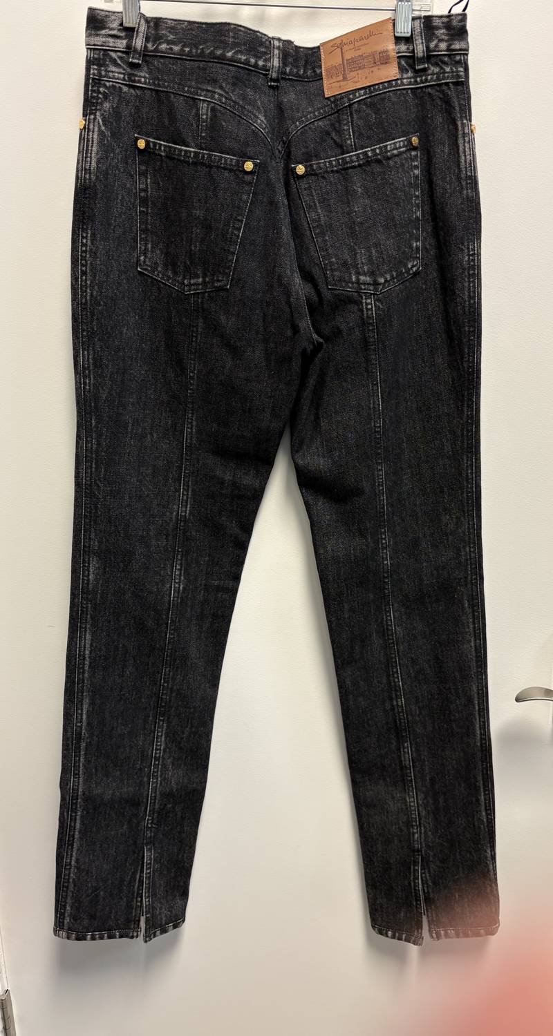 Schiaparelli - Pre-loved Women's Straight Leg Acid Wash Jeans