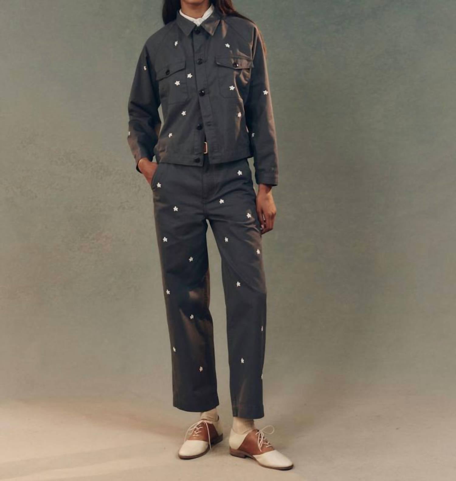 The Great. - Garage Pant With Embroidery