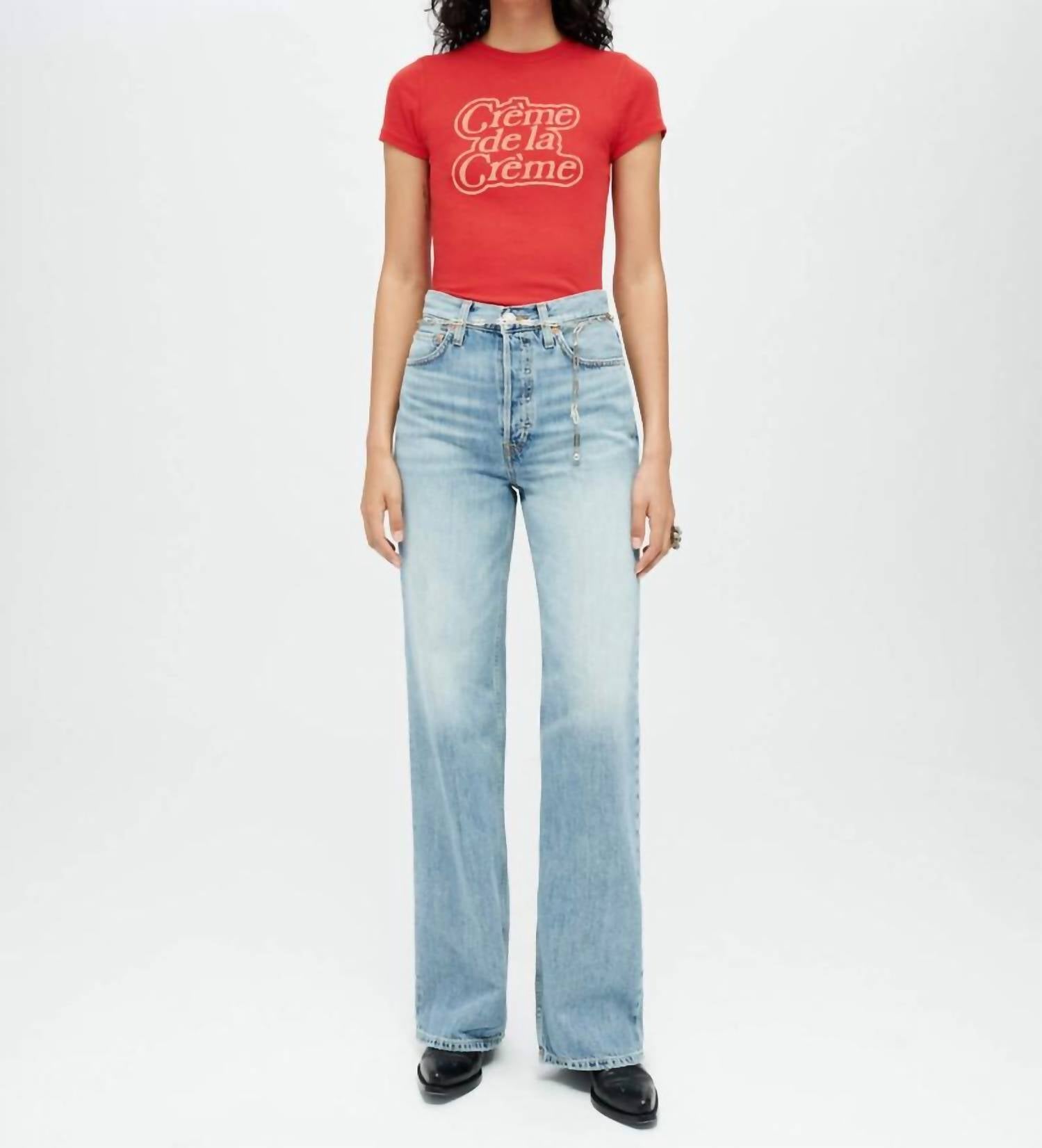 Re/Done - Ultra High Rise Wide Leg Jeans