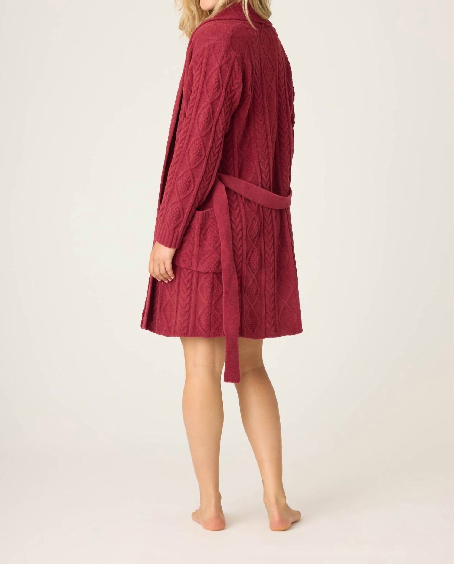 Pj Salvage - Cozy Chenille Cable Knit Robe
