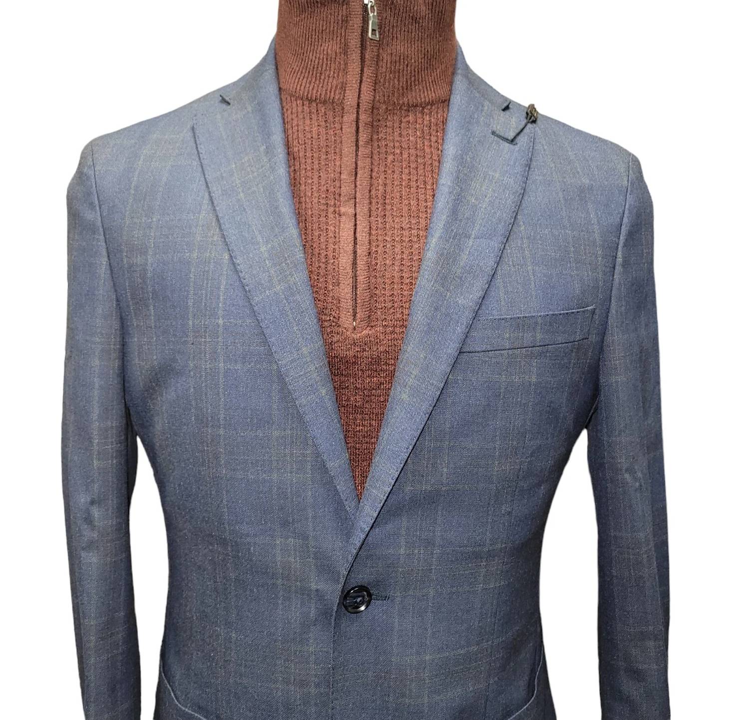Bar Iii - Men's Plaid Sport Coat