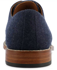 Taft Clothing Men's Kennedy Lace-up Dress Casual Shoe in navy - men's loafer - alternate view